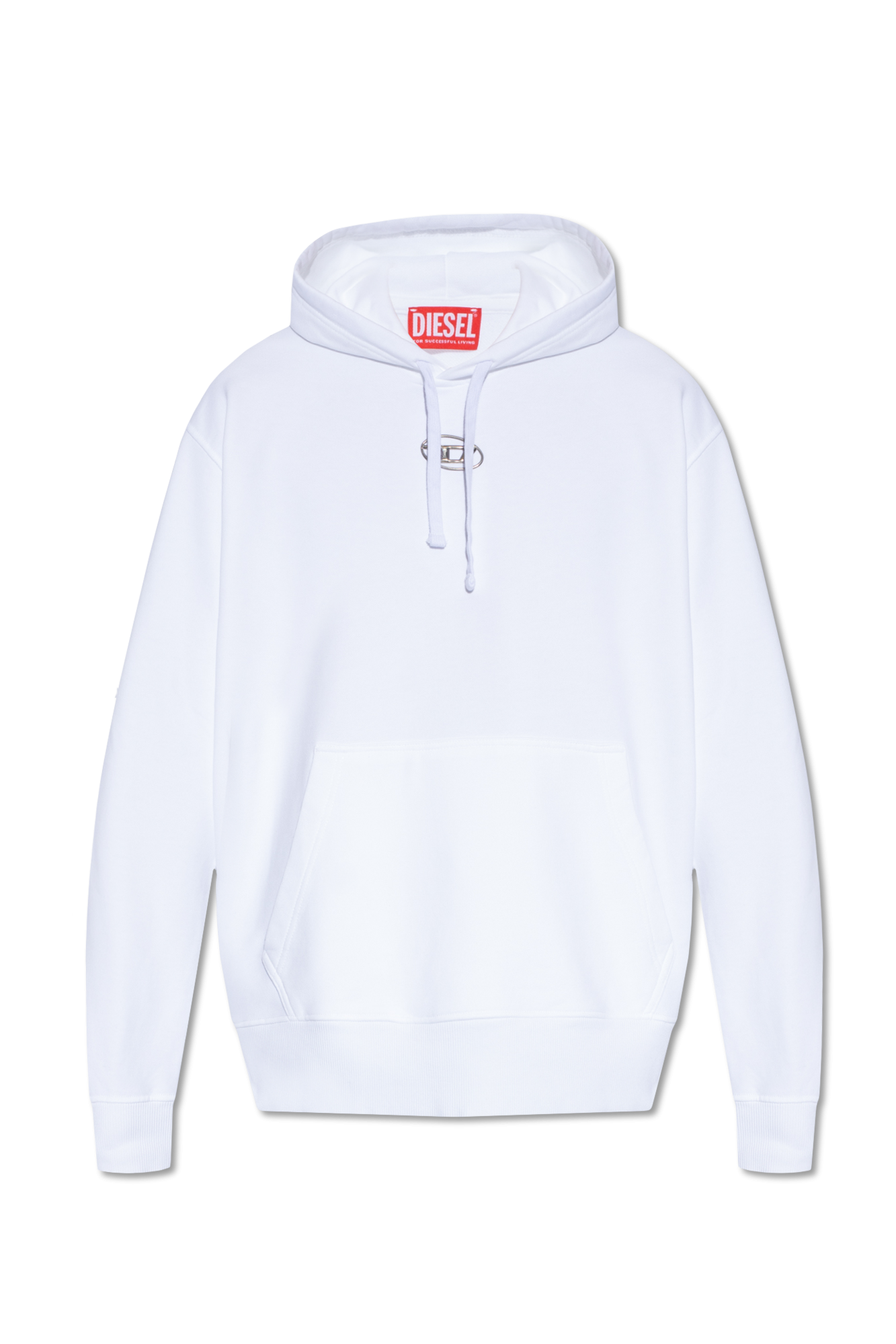 Diesel deals white hoodie